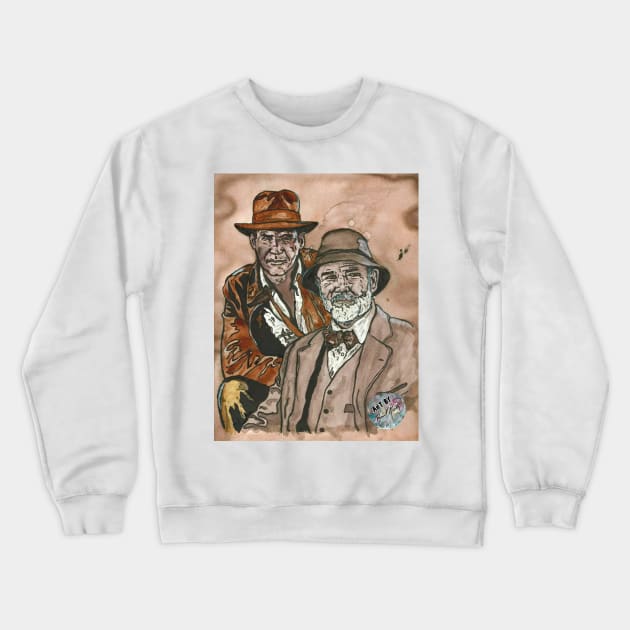 Father & Son Crusade Crewneck Sweatshirt by BladeAvenger